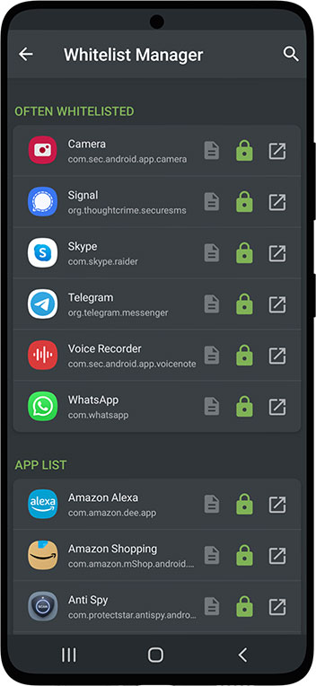 You decide which app is allowed to record you
